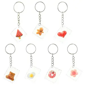 7Pcs Resin Keychain