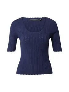VERO MODA Sveter 'VMGOLD'  námornícka modrá