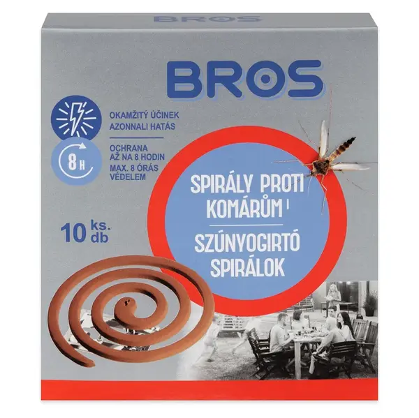 BROS Spirály proti komárům 10 ks