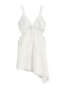 Bershka Letné šaty  biela