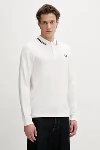 Fred Perry  Bavlněné tričko s dlouhým rukávem