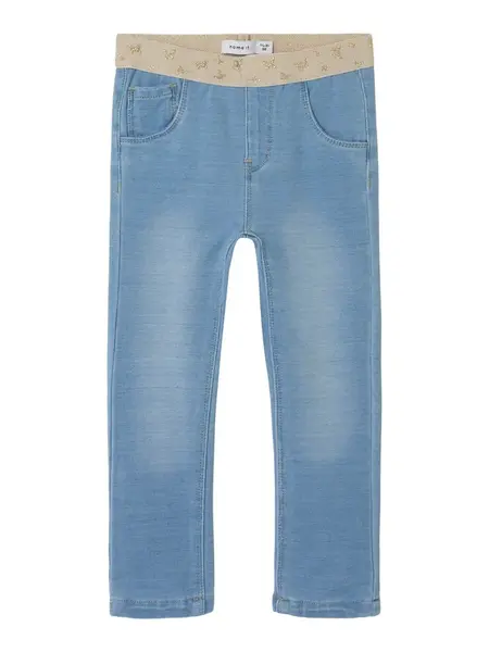 NAME IT Džínsy 'Salli'  béžová / modrá denim