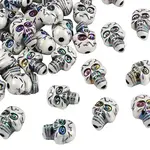 50Pcs Plating Acrylic Beads