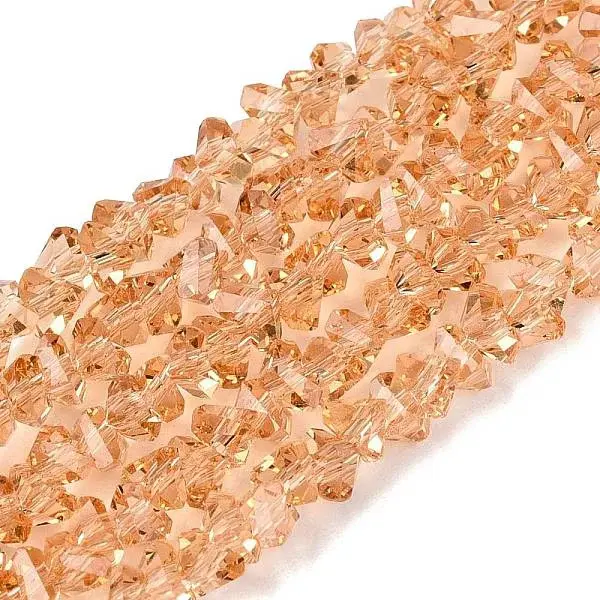 Transparent Glass Beads Strands