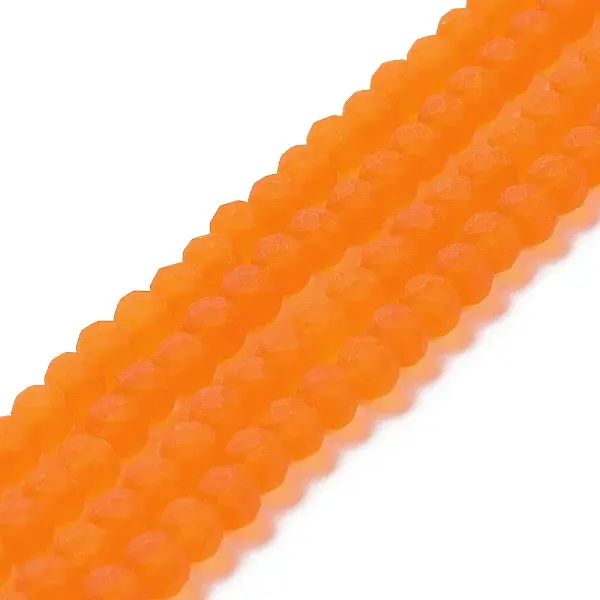 Transparent Glass Beads Strands