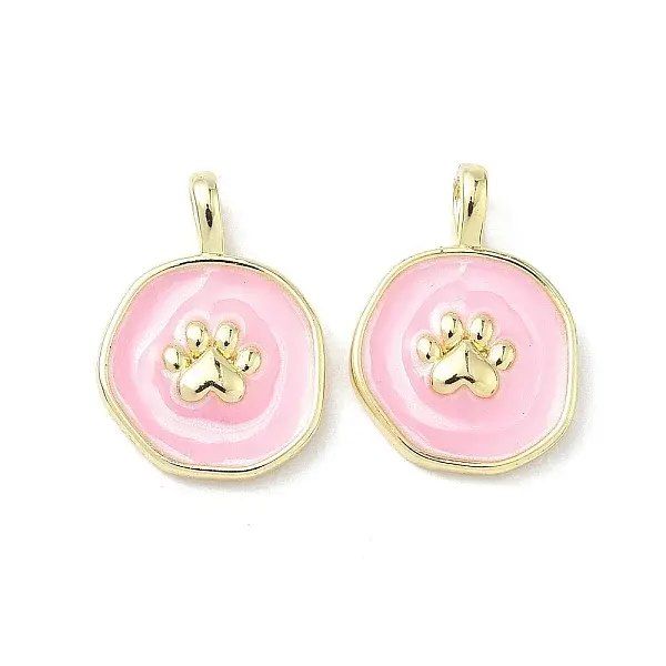 Brass Enamel Pendants