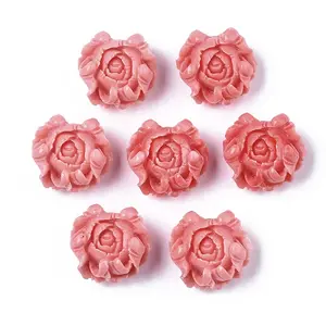 Synthetic Coral Pendants