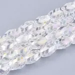 Electroplate Glass Beads Strands
