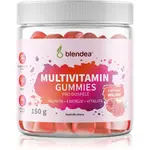 Blendea Gummies Multivitamin pro dospělé želé cukríky na podporu imunitného systému príchuť Raspberry 60 ks