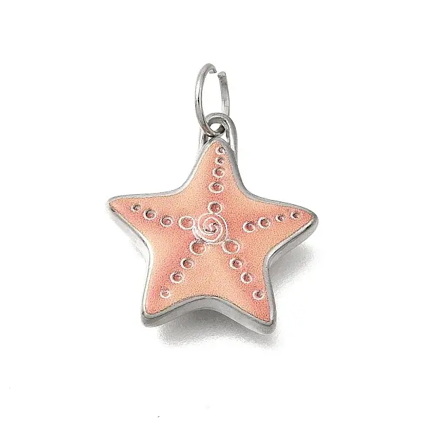 304 Stainless Steel Enamel Pendants