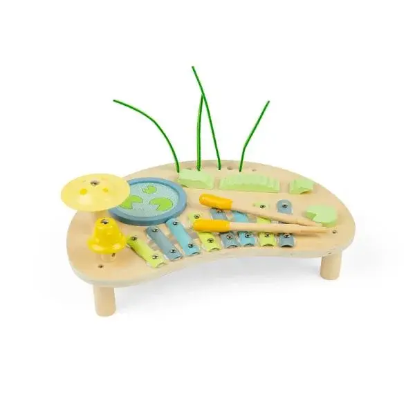Bigjigs Toys Hudební stolek Džungle