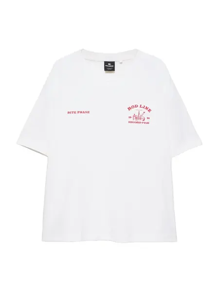 Pull&Bear Prechodná bunda 'STWD'  modrosivá / červená / čierna / biela