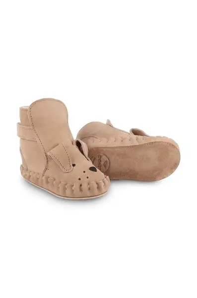 Kojenecké kožené boty Donsje Kapi Classic Booties Dog