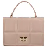 Dámská kožená kabelka do ruky pudrově růžová - ItalY Diana