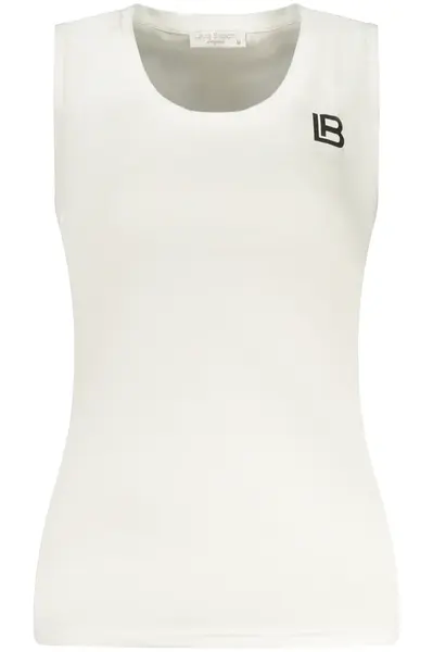 Biele dámske tielko s logom