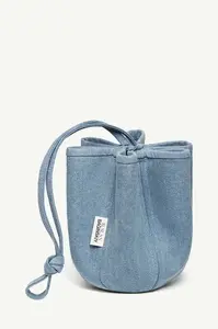 RUSLAN BAGINSKIY vaková kabelka dámská džínová Denim HatBag