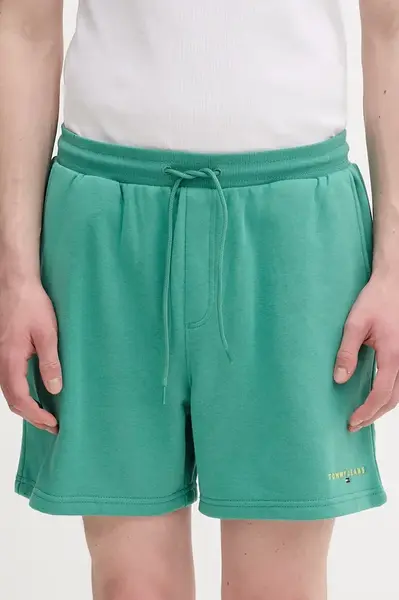 Tommy Jeans teplákové šortky pánske s bavlnou
