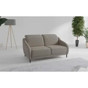 Sit & More TŘÍMÍSTNÁ POHOVKA, textil, barvy lískového ořechu