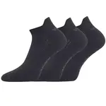 3PACK ponožky bambusové čierné (Blake) S