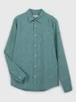 GAP Lněná košile standard - Pánské