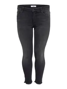 ONLY Carmakoma Džínsy  čierny denim
