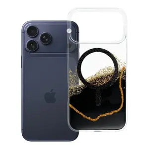 Zadní kryt Golden compatible with MagSafe pro Apple iPhone 17 Pro Max, černá