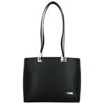 Dámská kabelka na rameno černá - Delami Velvet Touch