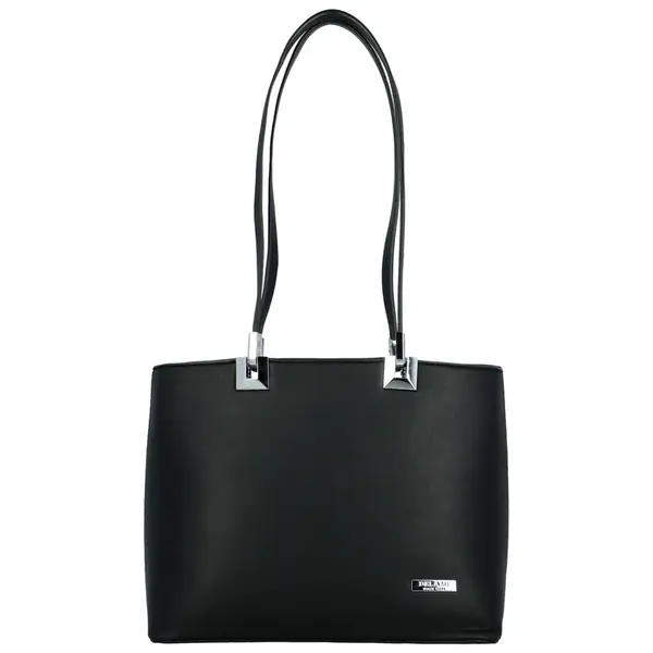 Dámská kabelka na rameno černá - Delami Velvet Touch