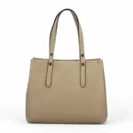 Dámská kožená kabelka taupe - Delami Nylea