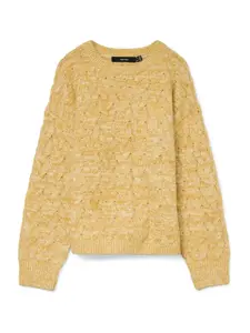 VERO MODA Sveter 'IDA'  karí