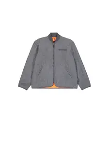 ALPHA INDUSTRIES Prechodná bunda  tmavosivá