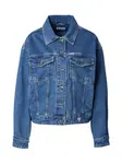 GUESS JEANS Prechodná bunda  modrá denim