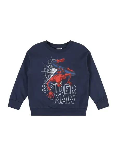 Lindex Mikina 'Spiderman'  modrá / tmavomodrá / červená / biela