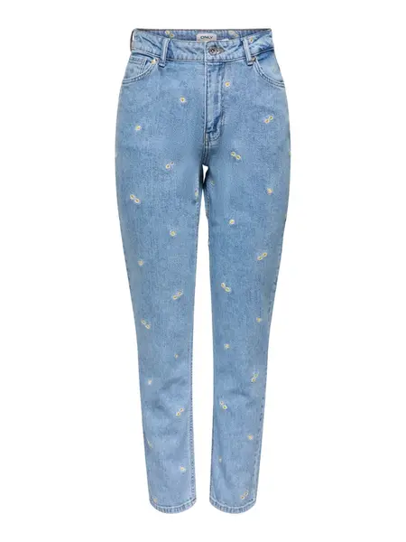 ONLY Džínsy 'ONLJAGGER'  modrá denim / žltá / biela