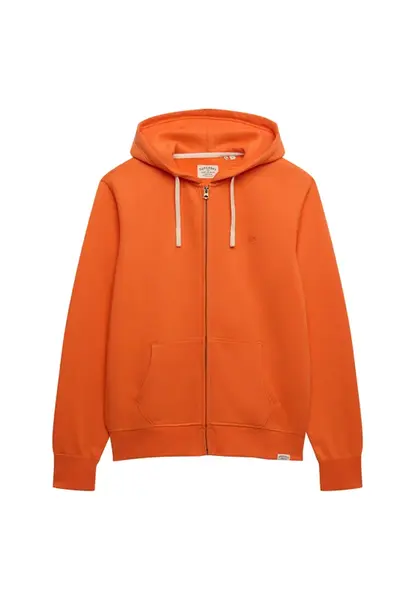 Superdry & Co Tepláková bunda  tmavooranžová
