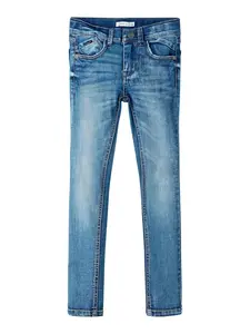 NAME IT Džínsy 'Pete'  modrá denim