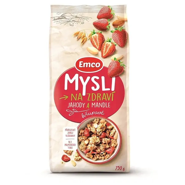 EMCO Mysli jahody a mandle 750 g