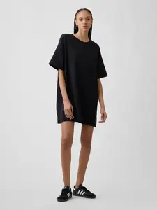 GAP Oversize mikinové šaty s logem