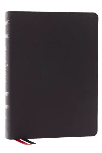 LSB, MacArthur Study Bible, Black Genuine Leather, Comfort Print, Thumb Indexed - MacArthur John F.