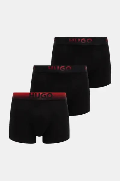Boxerky HUGO TRUNK TRIPLET SPRAY 3-pack