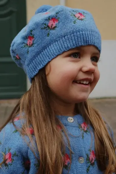 Detská baretka Konges Sløjd BELOU KNIT BERET