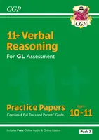 11+ GL Verbal Reasoning Practice Papers: Ages 10-11 - Pack 3 (with Parents' Guide & Online Edition) - CGP Books