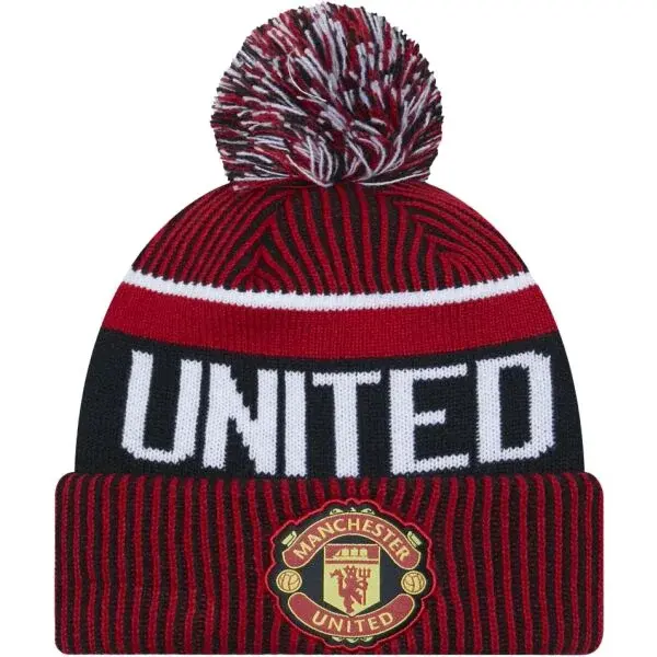 New Era SPORT CUFF BEANIE MANCHESTER UNITED Pánský kulich, červená, velikost UNI