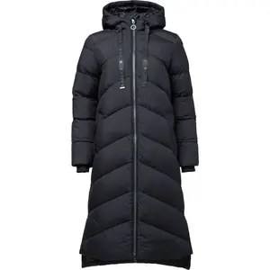 Willard BIRNA Dlouhý dámský kabát, černá, velikost XXL