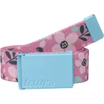 Lewro BOTUM Dětský látkový opasek, růžová, velikost 98