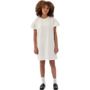 GAP ACTIVE Dívčí šaty, bílá, velikost