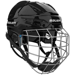 Bauer S24 RE-AKT 55 COMBO Hokejová helma, černá, velikost