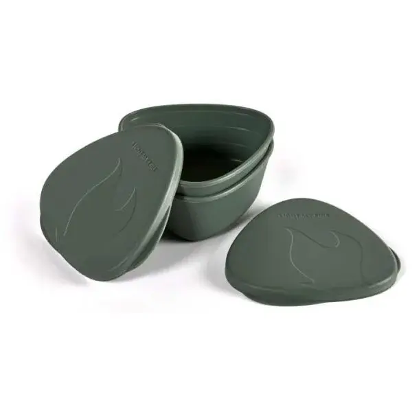 Light my fire SNAPBOX ORIGINAL 2-PACK Cestovní krabička, tmavě zelená, velikost