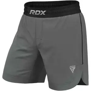 RDX T15 MMA FIGHT SHORTS Kraťasy na MMA, šedá, velikost XXXL