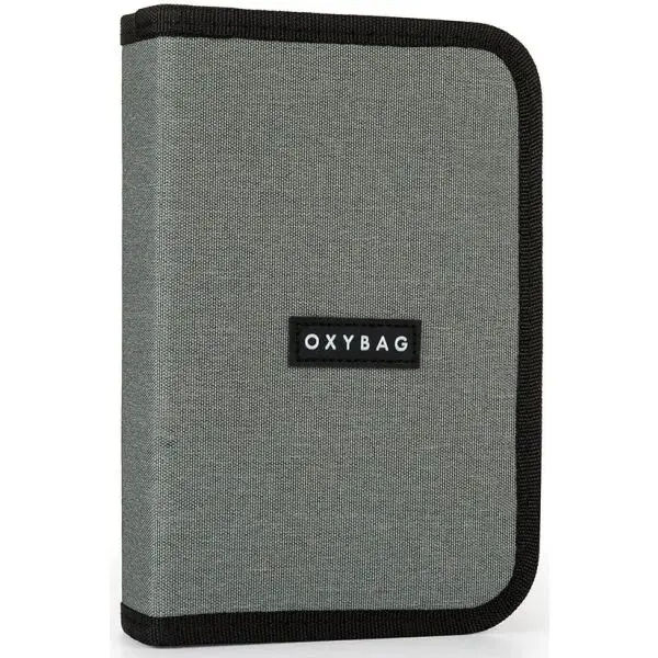 Oxybag UNICOLOR Školní penál, tmavě zelená, velikost